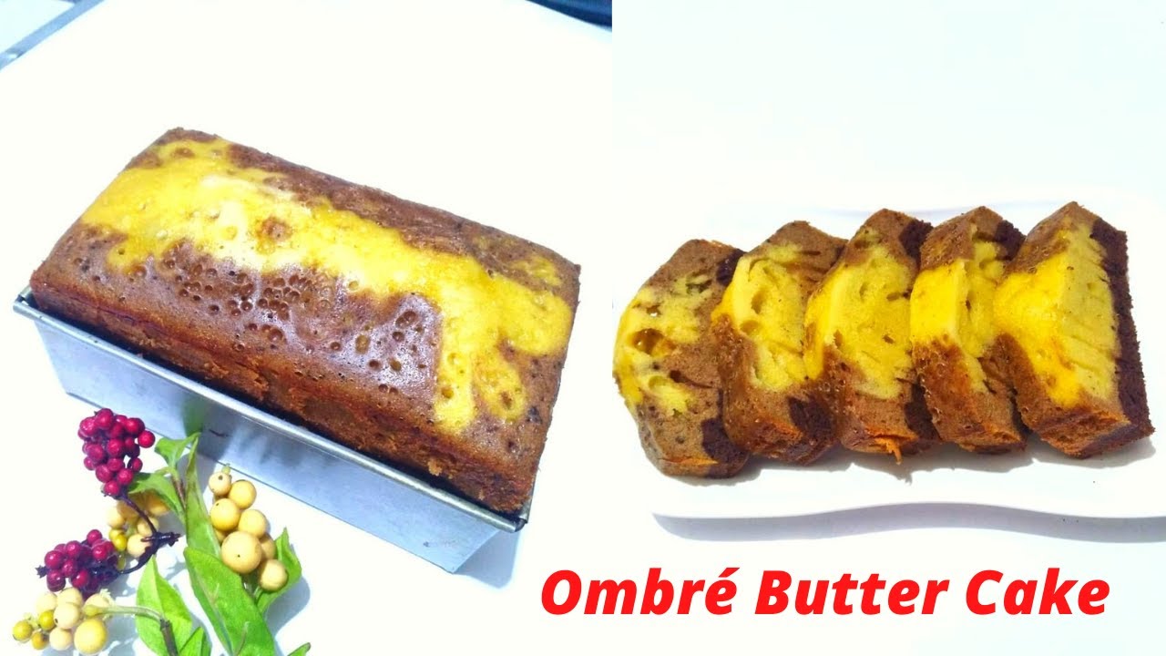 chocolate Ombré butter cake recipe || Three Layer Chocolate Ombré Butter Cake || Layered cake recipe