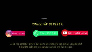 Müslüm Gürses -Dinleyin Geceler (KARAOKE) Alt Yapı Resimi