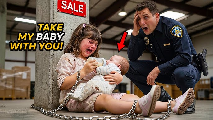 Cop enters abandoned warehouse and finds a little girl tied up — what she says makes him call 911 - YouTube