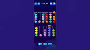 Ball Sort Puzzle level 282. #puzzle  #puzzlegame #strategy #gamer #games #game #gamers