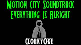 Motion City Soundtrack - Everything Is Alright (karaoke)