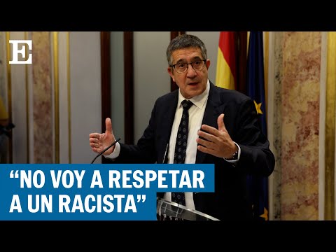 Patxi López llama racista a Vito Quiles: "A ti no te voy a contestar nada. Y nunca" | EL PAÍS