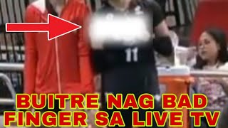 BUITRE NAHULING NAG MIDDLE FINGER CAUGHT ON TV middlefinger volleyball volleyballworld