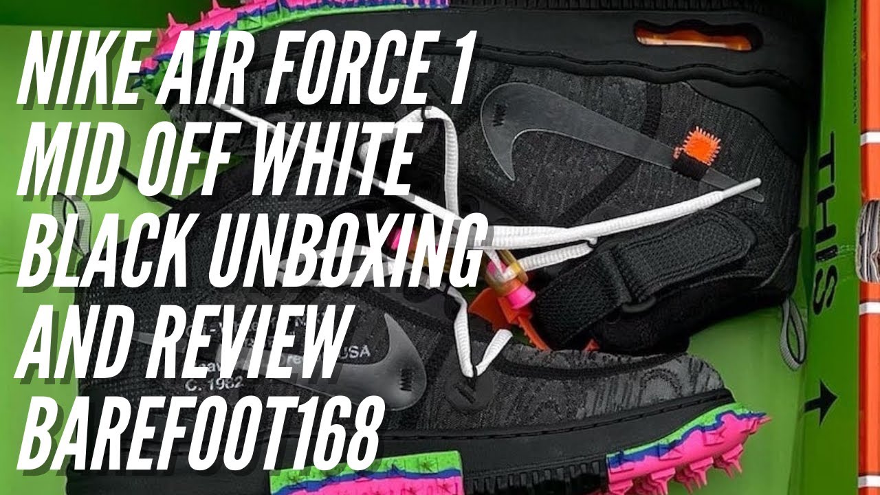 off white air force 1 mid on feet｜TikTok Search