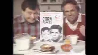 KELLOGG'S CORN FLAKES 1983 Commercial (Wally & The Beav All Grown Up)