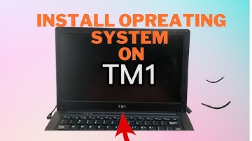 How to Install Windows On TM1 Laptop
