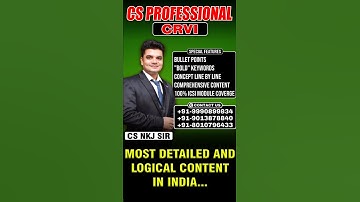 CRVI-Corporate Restructuring, Valuation & Insolvency Corrigendum | CS Professional | Group-2 #shorts