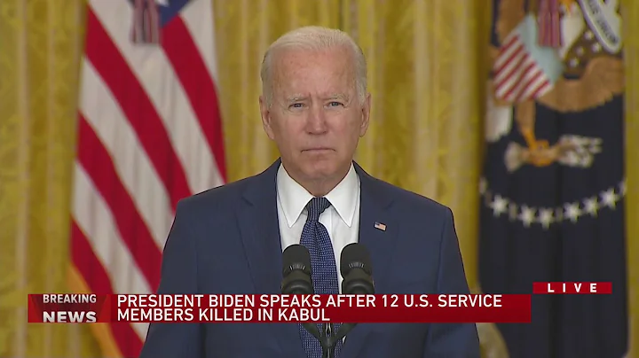 Full video: President Biden speaks after 12 U.S. service members killed in Kabul terrorist attack