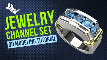 Rhino 3D Tutorial: Design a Channel Set Men