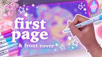 customising my sketchbook 🦋 ft. Arrtx acrylic 60 marker sets {unbox & review} + Easter decorating