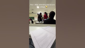 After attending one lecture in college