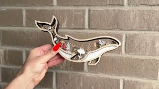 Layered animals for laser cutting | Glowforge designs | Dxf & Svg templates | Wood Craft