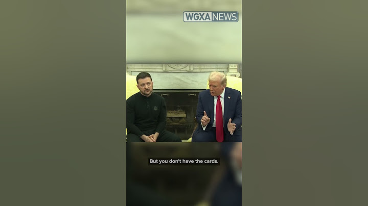 'You don't have the cards,' Trump Zelenskyy Oval Office meeting turns heated