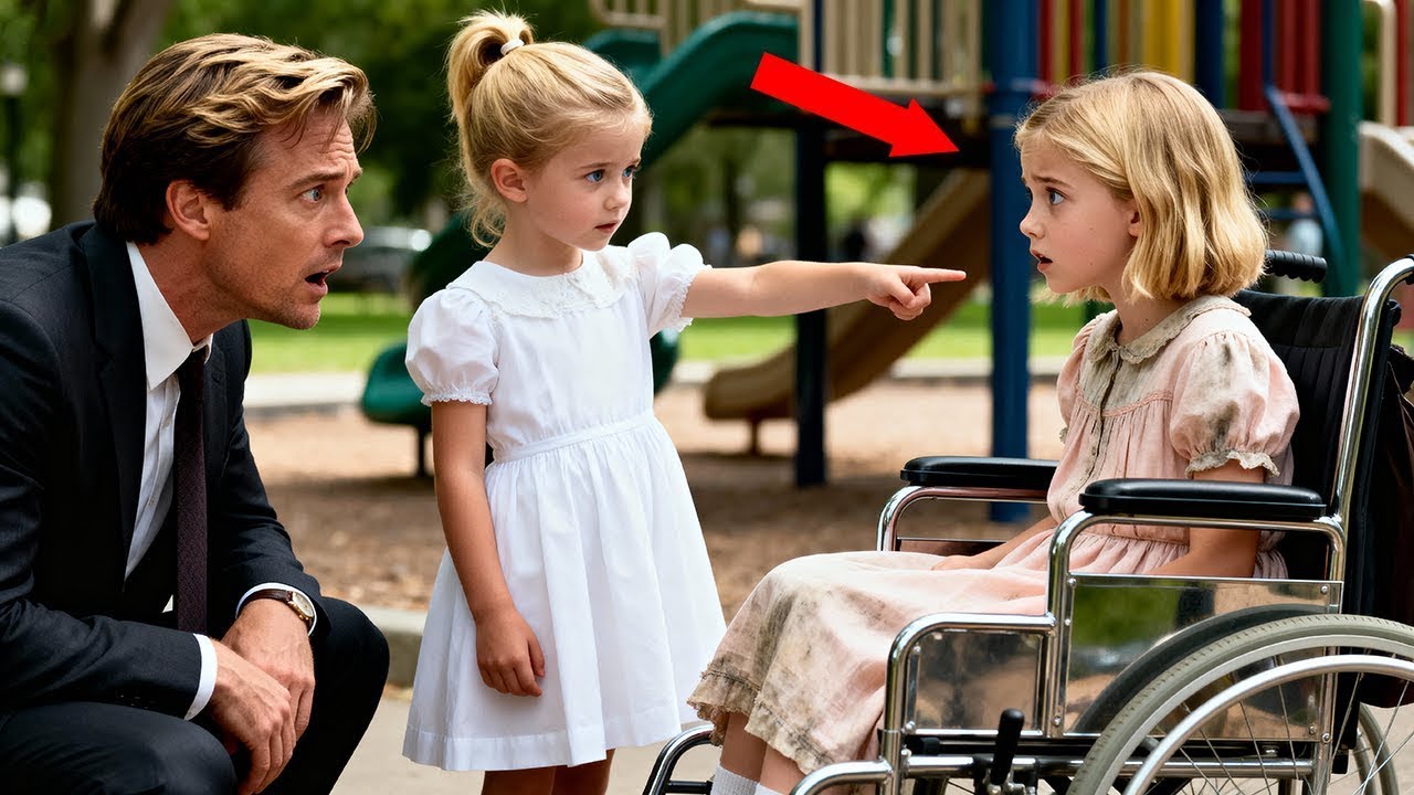 Tochter fragt, ob das Mädchen im Rollstuhl ihre Schwester sein kann – Vaters Antwort schockiert