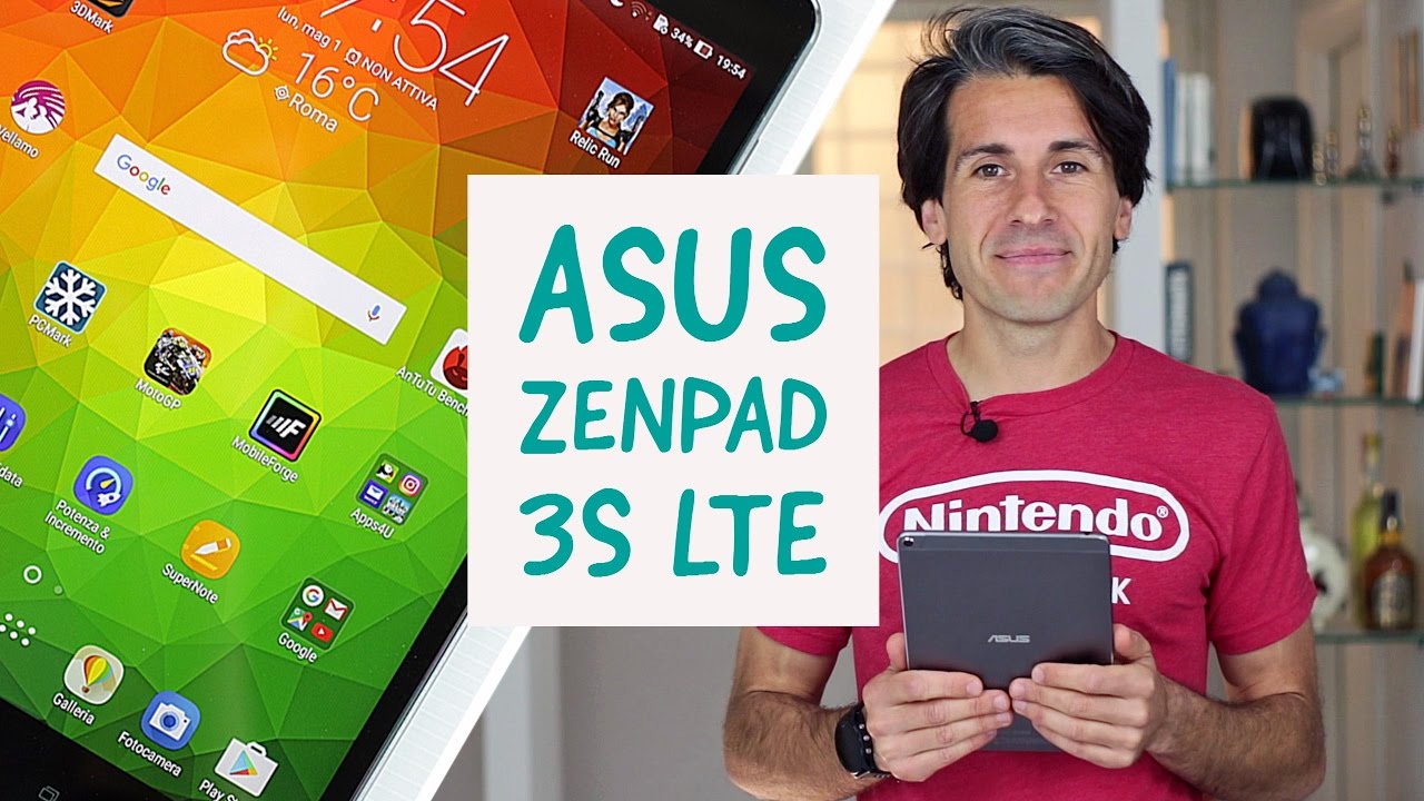 New RECENSIONE Asus ZenPad 3S 10 LTE: tanta autonomia, poca eleganza