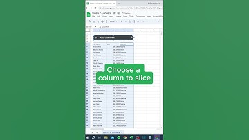 Slicers in GSheets‼️ #googlesheets