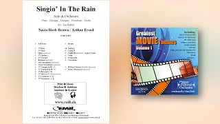 Nacio Herb Brown / Arthur Freed: Singin In The Rain (Solo) - Editions Marc Reift - for Orchestra