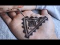 Simple moroccan inspired henna design by henna ckg