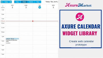 😍  Axure calendar widget library  | Simple calendar widget library for Axure by Axure Market