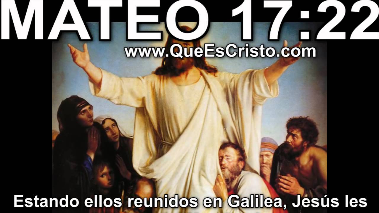 Mateo 17:22 Cristo Jesus en Biblia|Parabola TV Jesus Cristo Mateo 17:22