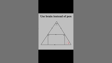 Basic mathematics Triangle problem algebra tricky problem #mathteacher #mathlover #mathfun #algebra
