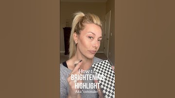 How to Apply Brightening Highlight with Cream Foundation * using Seint Makeup