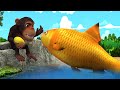 बंदर और बड़ी मछली Kahani - Hindi Kahaniya - Panchatantra Moral Stories - Fairy Tales in Hindi