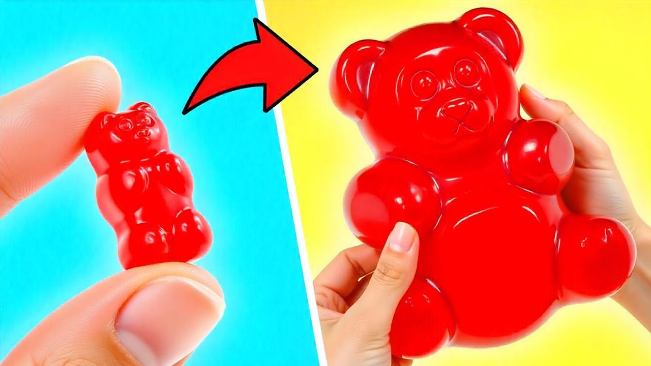 Go Big or Go Sweet! 🍭 GIANT Gummy Bear, Ice Cream & Candy Piñata DIY Treats
