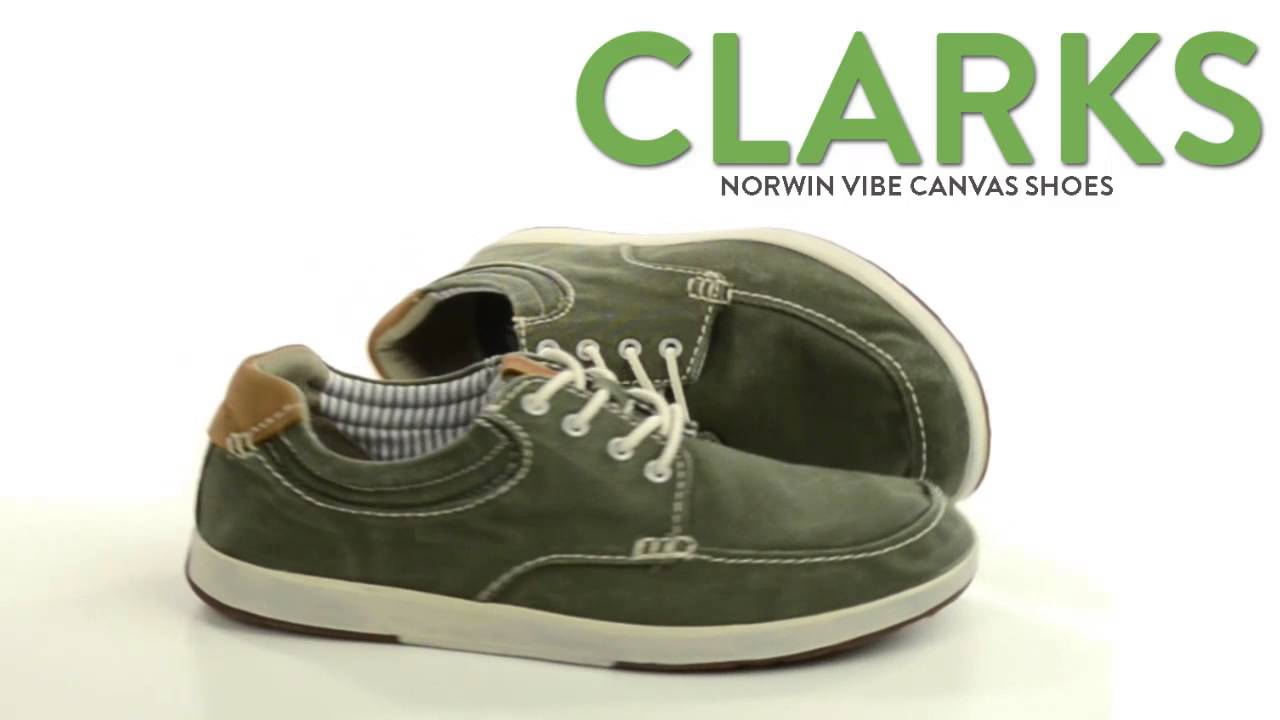 Clarks Norwin Vibe Canvas Shoes (For 