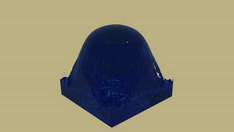 Blender fluid simulation - short video