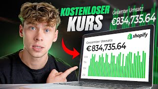 KOSTENLOSER SHOPIFY DROPSHIPPING KURS | A bis Z Anleitung (3h+) screenshot 4