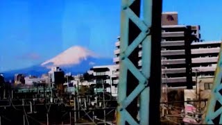 小田急江ノ島線から見える富士山