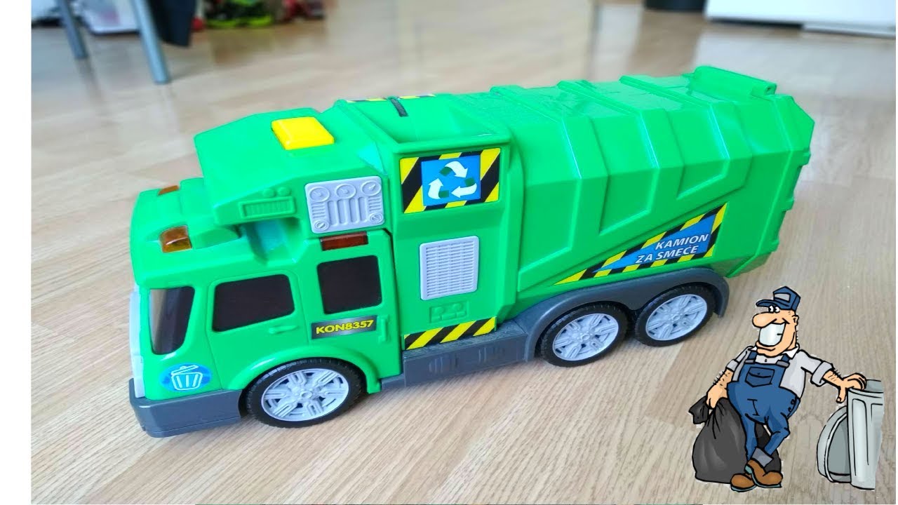 Kamion za smeće igračka - YouTube