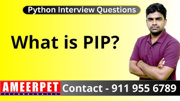 What is PIP ? | Ameerpet Technologies | By Srinivas