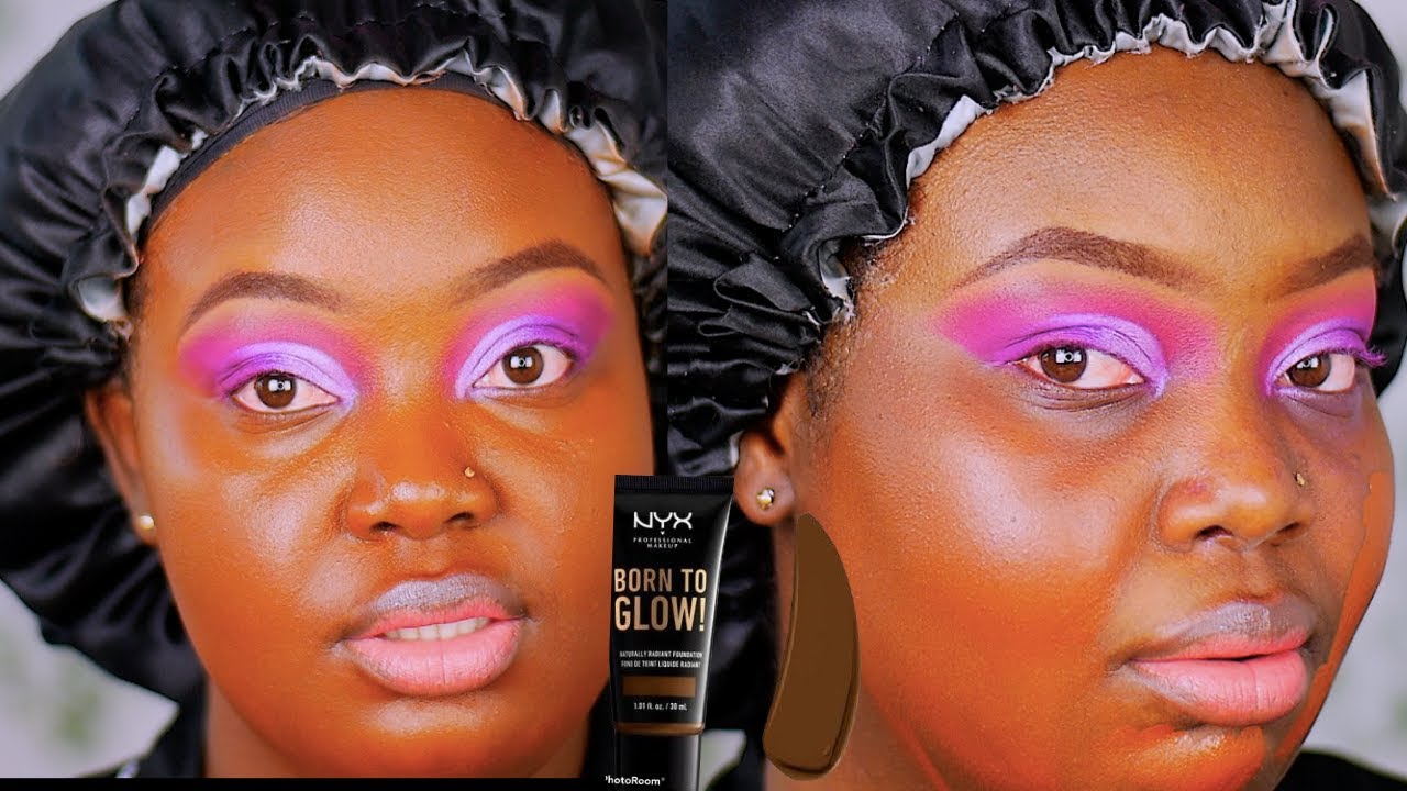 NYX BORN TO GLOW NATURALLY RADIANT FOUNDATION REVIEW DEEP RICH SHADE nyx-born-to-glow-naturally-radiant-foundation-review-deep-rich-shade