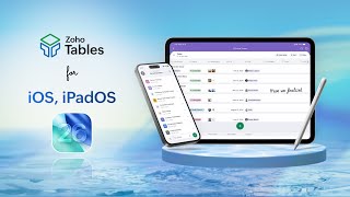 Zoho Tables for iOS 26 & iPadOS 26 | Liquid Glass, AI, and more screenshot 3