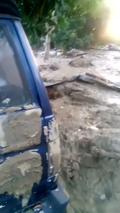 Tanah bergerak atau Likuifaksi di Perumahan BTN Petobo