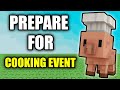 HOW I'M GETTING READY FOR THE COOKING EVENT IN GROW A GARDEN