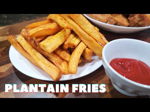 Plantain Fries || Fried Plantain Strips || Guyanese Snacks- Episode 287