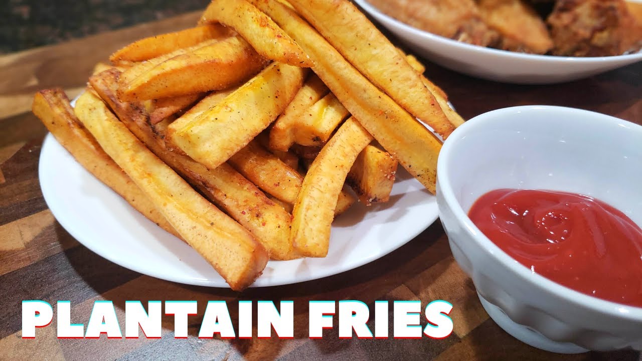 Plantain Fries Fried Plantain Strips Guyanese Snacks Episode 287