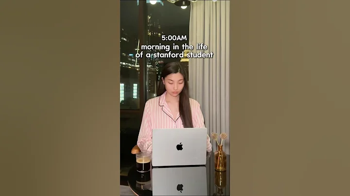 5AM Stanford Student Morning Routine ☁️ #vlog #productivity #dayinmylife #healthylifestyle #college