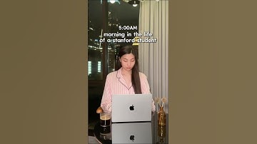 5AM Stanford Student Morning Routine ☁️ #vlog #productivity #dayinmylife #healthylifestyle #college