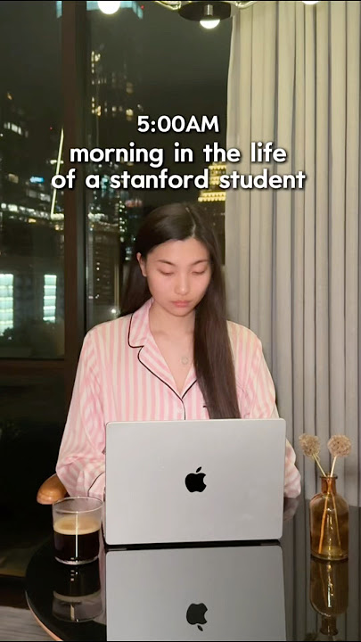5AM Stanford Student Morning Routine ☁️ #vlog #productivity #dayinmylife #healthylifestyle #college