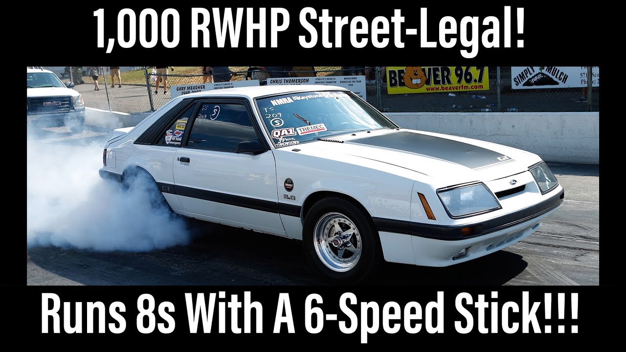 1 000 Rwhp Street Legal Twin Turbo 8 Second 6 Speed Foxbody