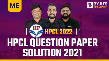 HPCL 2022 Exam Preparation | Previous Year Question Paper for Mechanical Engineering (ME) for HPCL