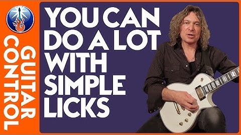 You Can Do a Lot with Simple Licks - Guitar Lesson With Joey Tafolla