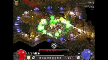 Median XL 2.11 Softcore Necromancer Poison vs Pho lab 9