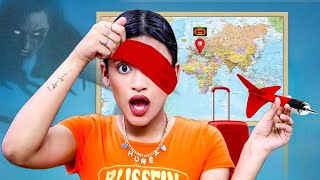 Throwing a DART On A MAP & Go Where It LANDS On Challenge | * Serbian Lady Dance 😱 * | SAMREEN ALI