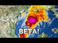 Tropical Storm Beta forms in the Gulf of Mexico