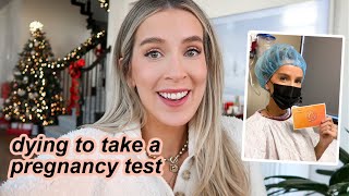 HOW I'M FEELING SINCE THE EMBRYO TRANSFER (two week wait symptoms + christmas fun!) | leighannvlogs